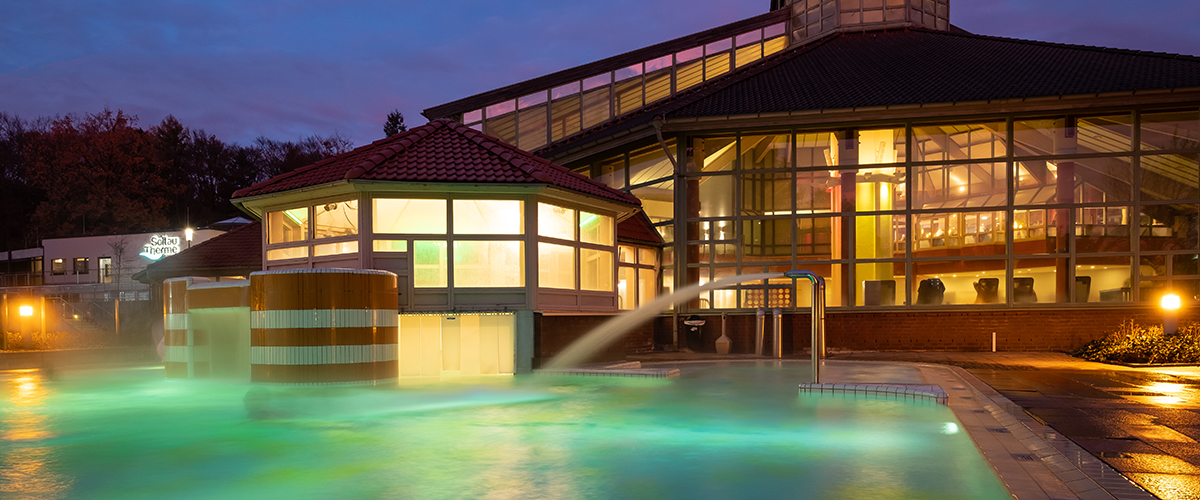 Sole-Aussenbecken der Soltau Therme Sole-Aussenbecken der Soltau Therme