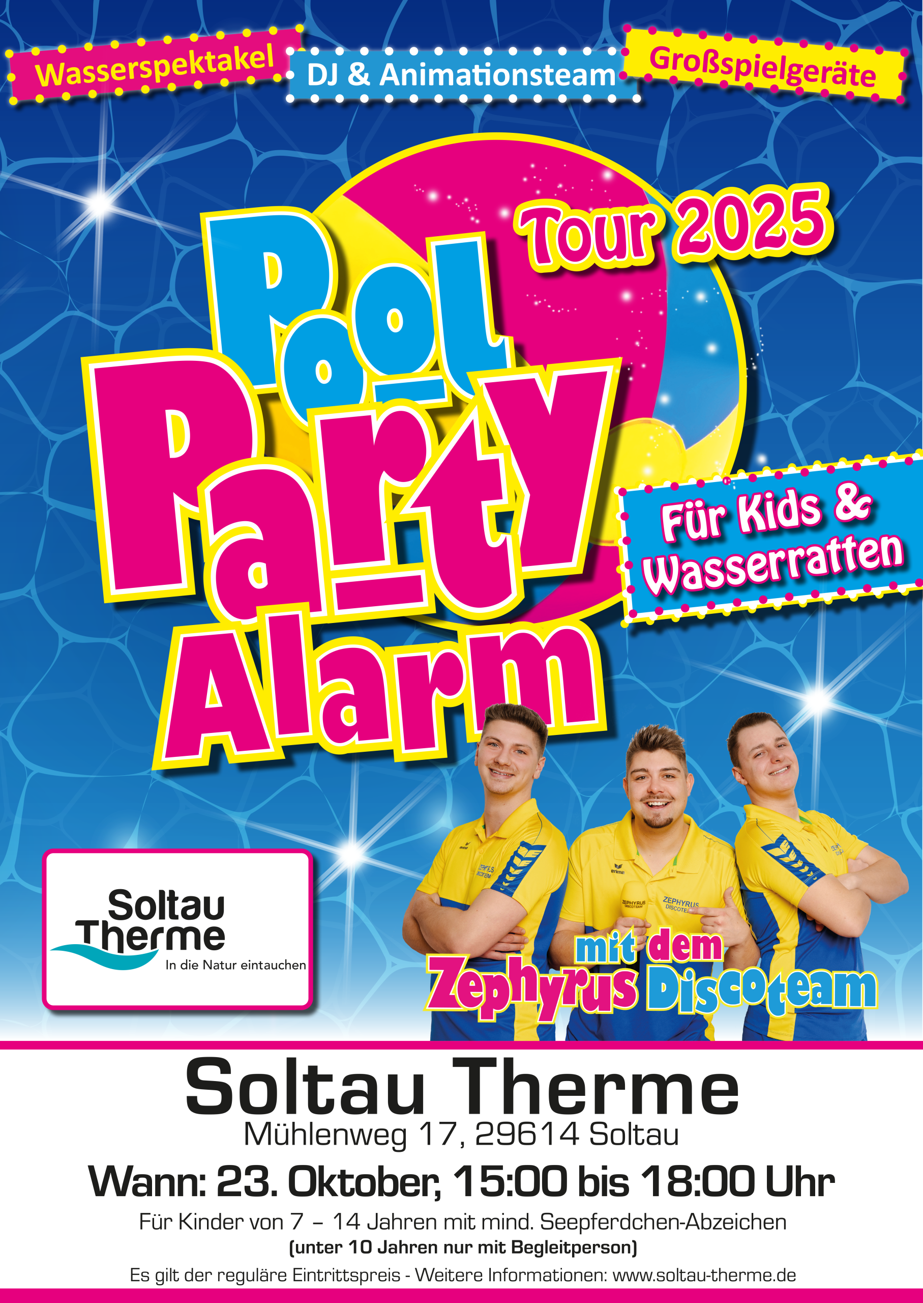Die Poolparty des Jahres im Oktober 2025